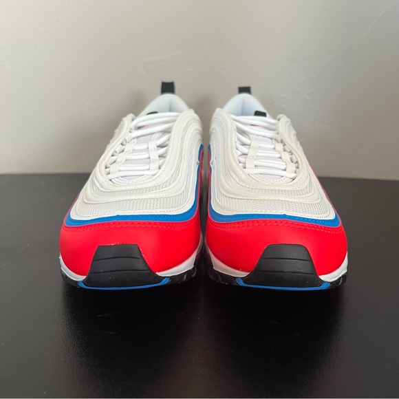 NEW Nike Air Max 97 Double Swooshes Red White Blue - Picture 3 of 8